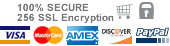 We accept Visa, Mastercard, American Express, Discover, and Paypal